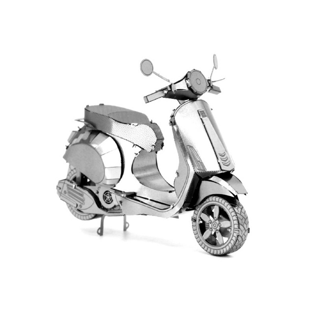 MÔ HÌNH 3D KIM LOẠI đồ chơi lắp ráp xe máy vespa, đồ chơi xếp hình