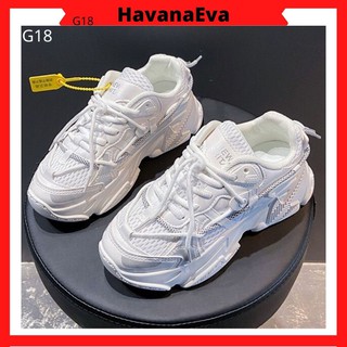 GIÀY thể thao nữ phối Lưới Độn Đế sóng tag FASHION FREE SHIP G18