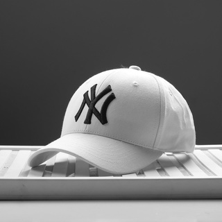 Mũ MLB Classic Nam Nữ [FREE SHIP] Nón Lưỡi Trai NY Đen, Trắng Trơn Chuẩn Hãng