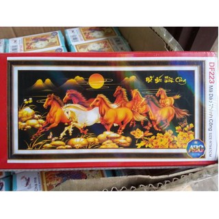 Tranh đính đá mã đáo thành công DF223 (KT: 97 x 47 cm)