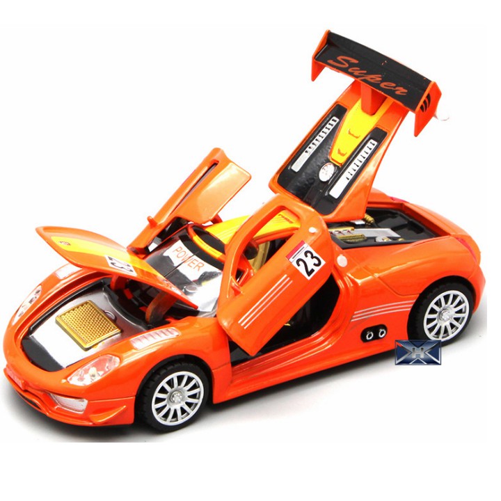 Xe mô hình ô tô Porsche tỉ lệ 1:32 đồ chơi trẻ em xe bằng kim loại có âm thanh và đèn