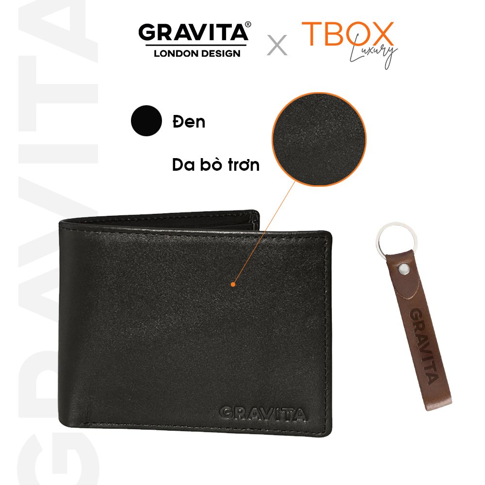 Ví nam da thật Gravita Porto Keeper da nappa | Bóp da nam chính hãng Gravita