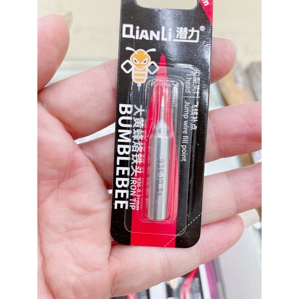 Mũi hàn cong và thẳng chính hãng Quanli 0,3mm