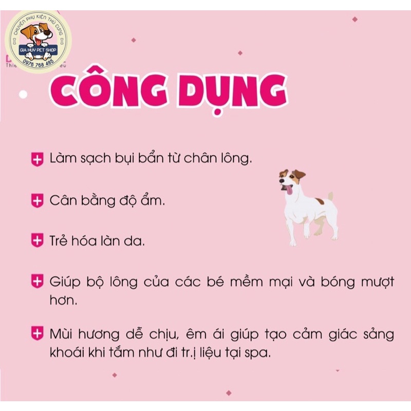 Sữa tắm ýu cho chó mèo thơm cực lâu