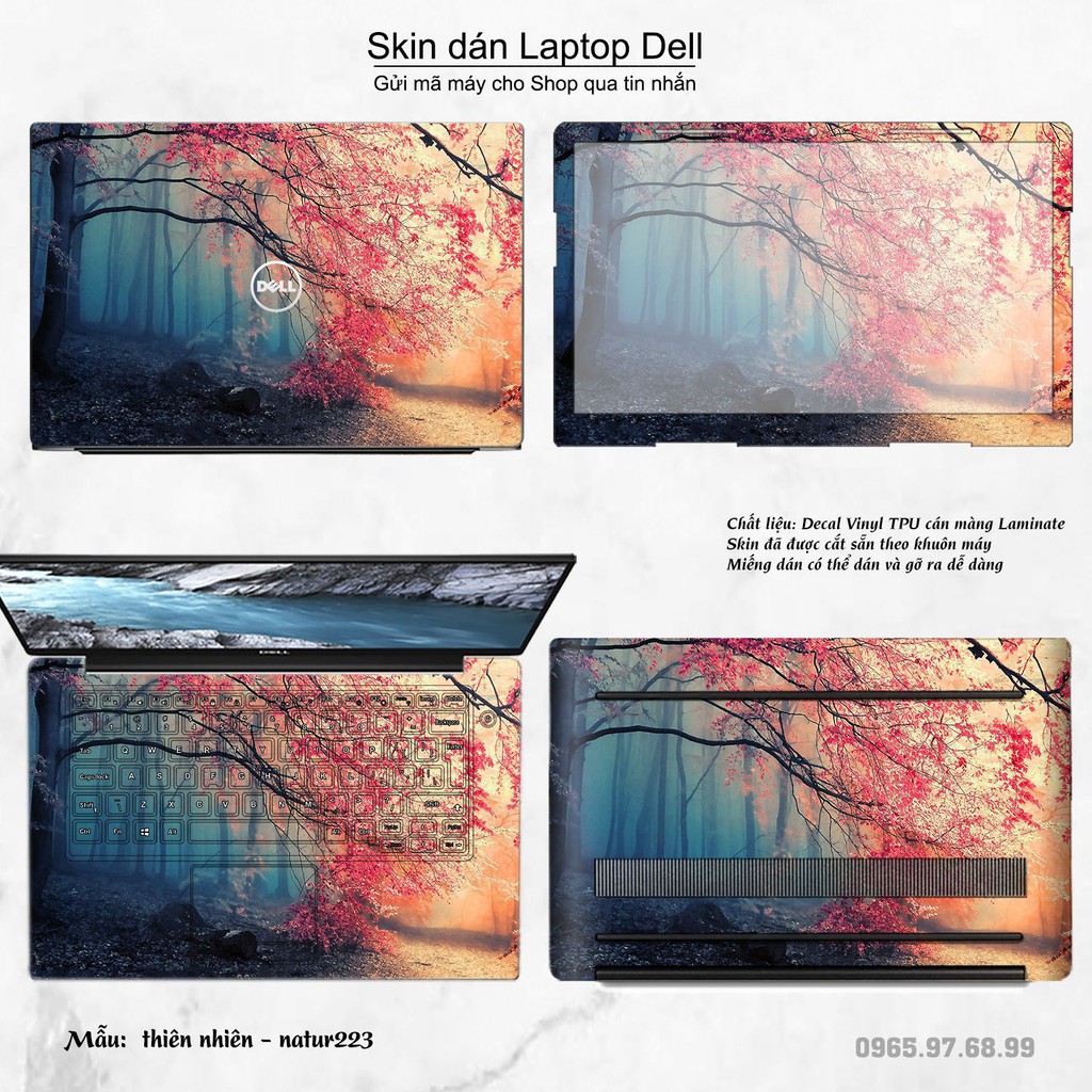 Skin dán Laptop Dell in hình thiên nhiên nhiều mẫu 8 (inbox mã máy cho Shop)