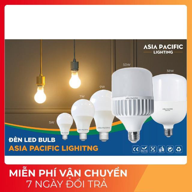 Bóng Led trụ nhựa Asia Lighting ánh sáng trắng