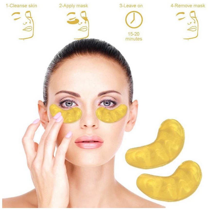 Mặt nạ mắt Crystal Collagen Gold Powder Eye Mask | Thế Giới Skin Care