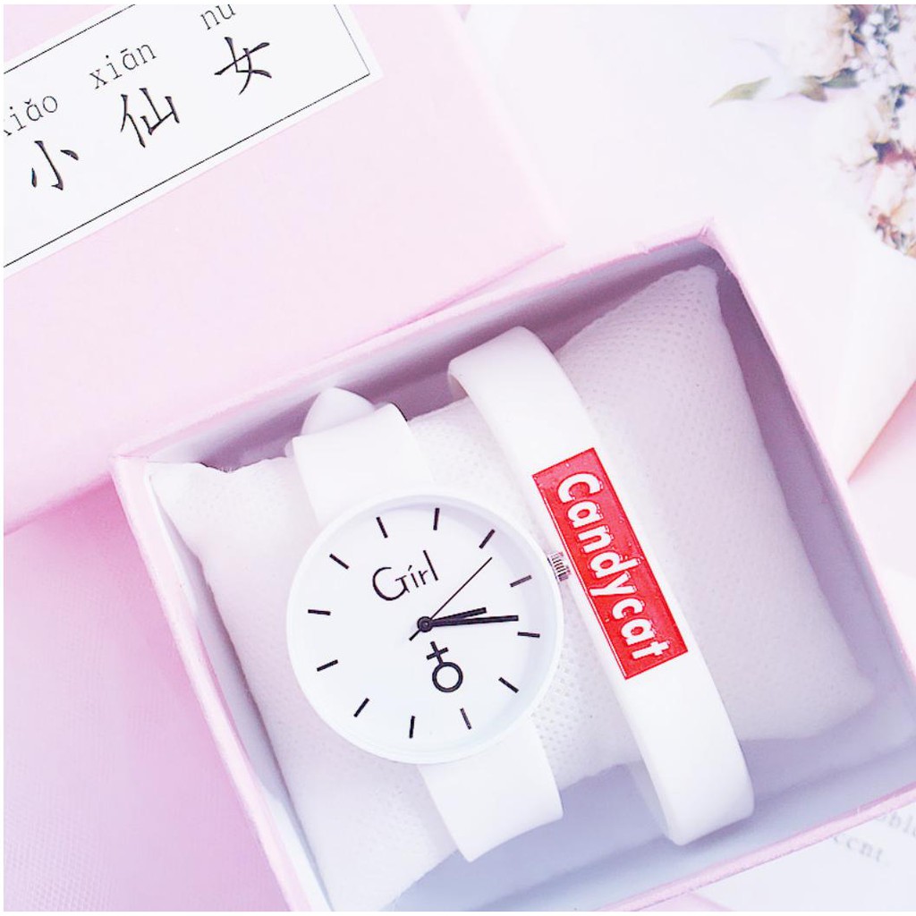 [Mã FAMARAL2 giảm 10K đơn 50K][CỰC ĐẸP] ĐỒNG HỒ NỮ DÂY CAOSU BOY GIRL NHIỀU MÀU PHONG CÁCH HÀN QUỐC | BigBuy360 - bigbuy360.vn