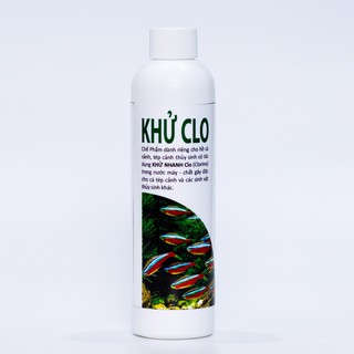 Thủy Sinh AZ Dung dịch khử Clo nước máy cho hồ cá cảnh, bể cá thủy sinh 230ml