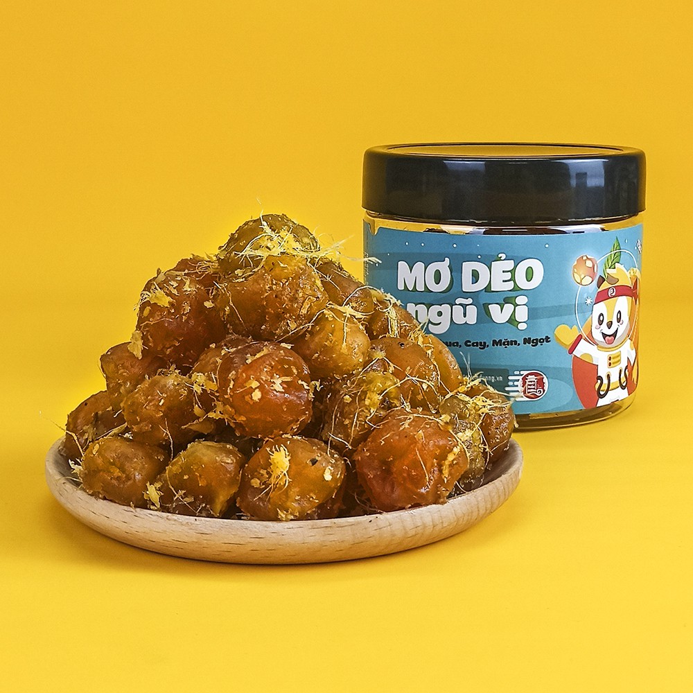 Ô mai mơ dẻo ngũ vị SHOP ĂN VẶT 200g - vị gừng, chua, cay, mặn, ngọt Ô mai / xí muội mơ dẻo ngũ vị.  Thông tin sản phẩm: