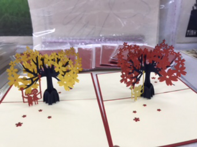 Cây Hoa  Anh Đào  - Flower - Cherry Blossom   - Thiệp 3D | BigBuy360 - bigbuy360.vn