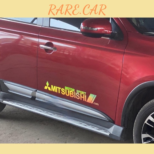 Bộ  Decal dán sườn xe ô tô phản quang - Miếng dán xe ô tô - Tem dán xe hơi theo logo hãng xe - Sticker