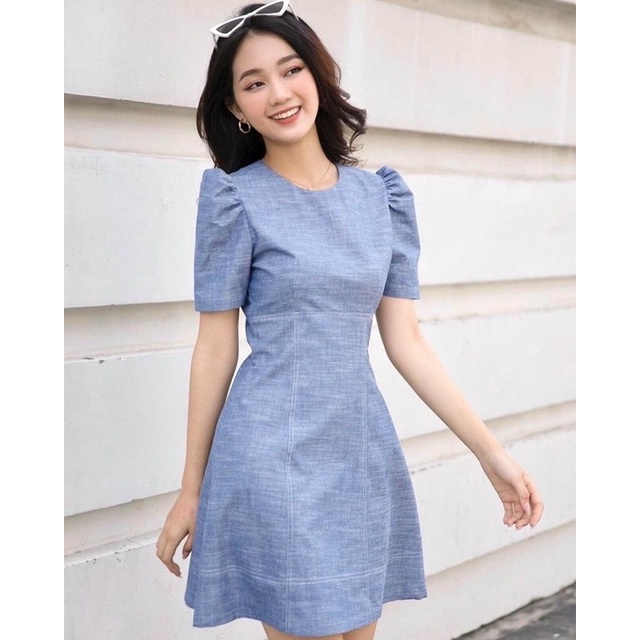 Đầm dáng A xòe tay phồng Layla Dress Petystore D001 | BigBuy360 - bigbuy360.vn