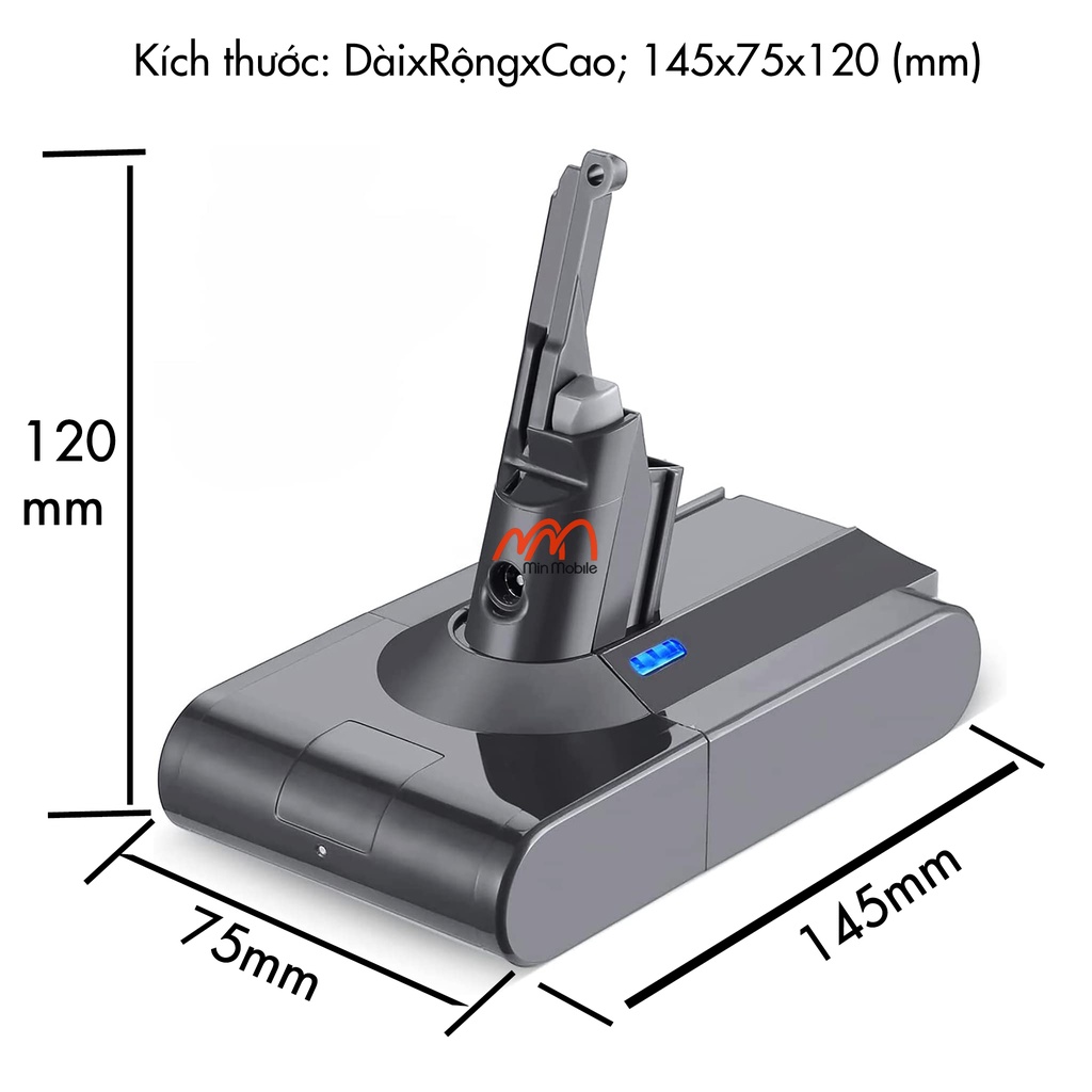 Thay pin máy hút bụi Dyson V8