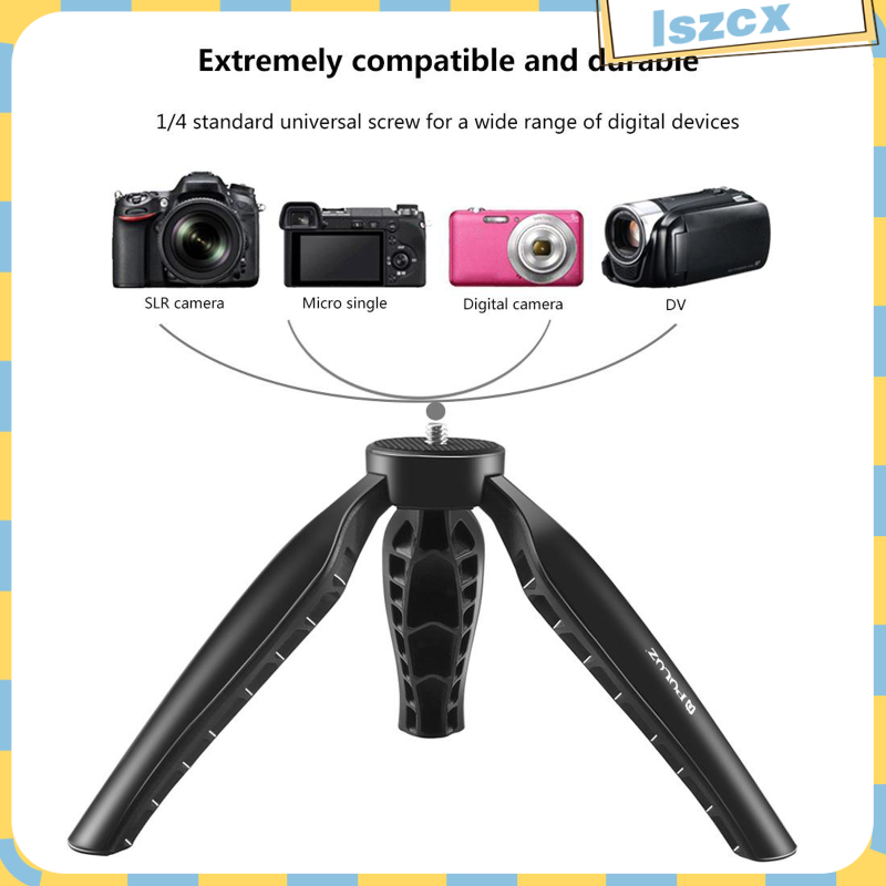 Lightweight Mini Universal Clip Adjustable Desktop Tripod for Digital Camera