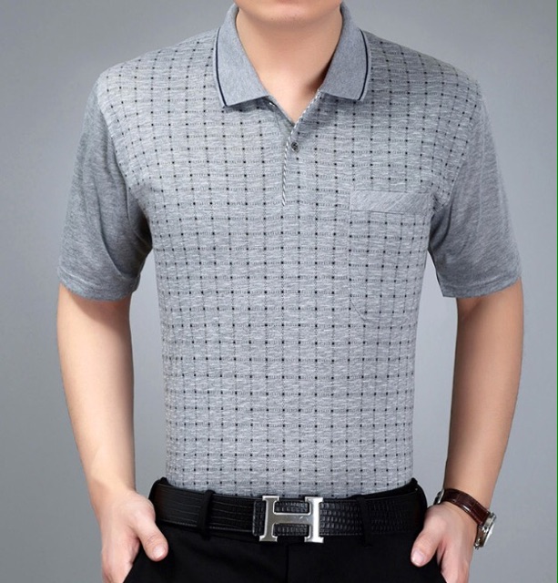 ÁO CỘC TAY NAM NHIỀU MẪU HOẠ TIẾT CỔ BẺ 100% COTTON CAO CẤP