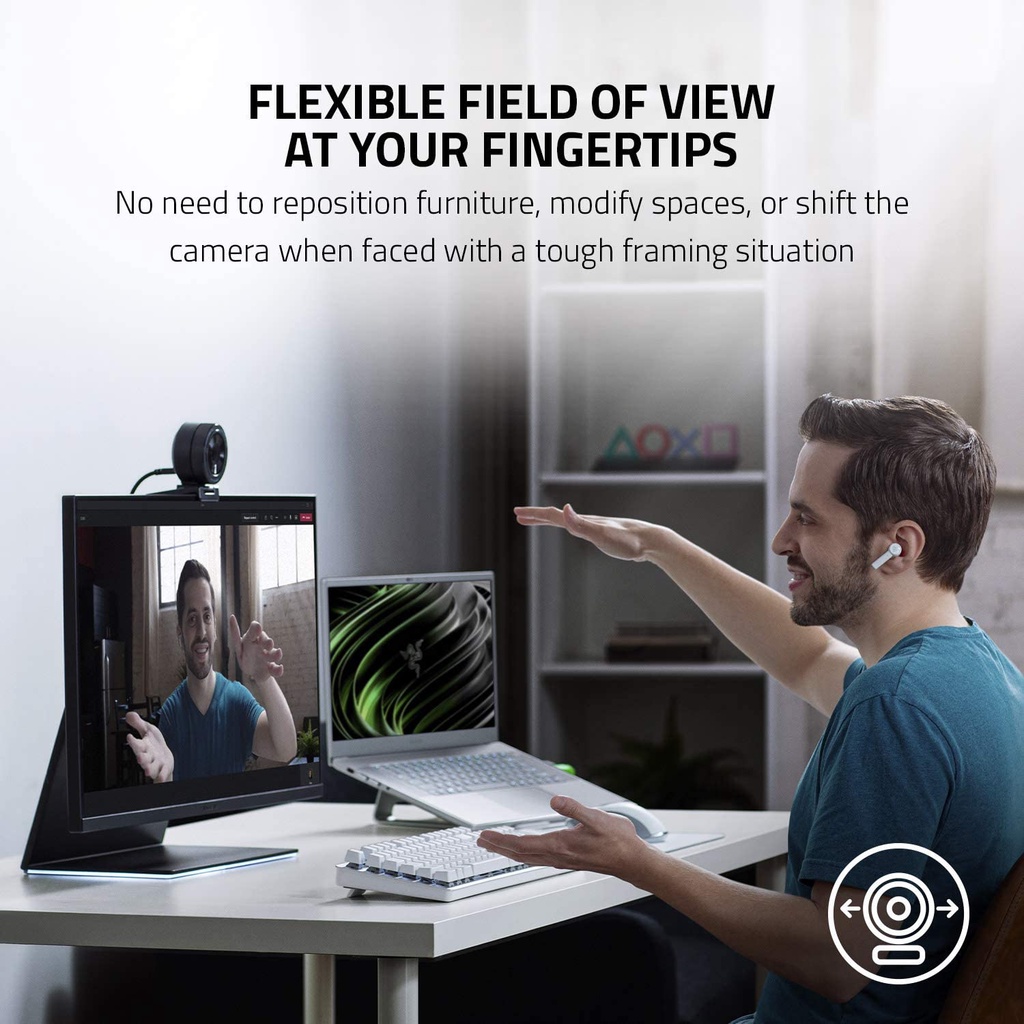 Thiết bị ghi hình Razer Kiyo Pro | Livestream cho Streamer| Độ phân giải cao | Tích hợp cảm biến