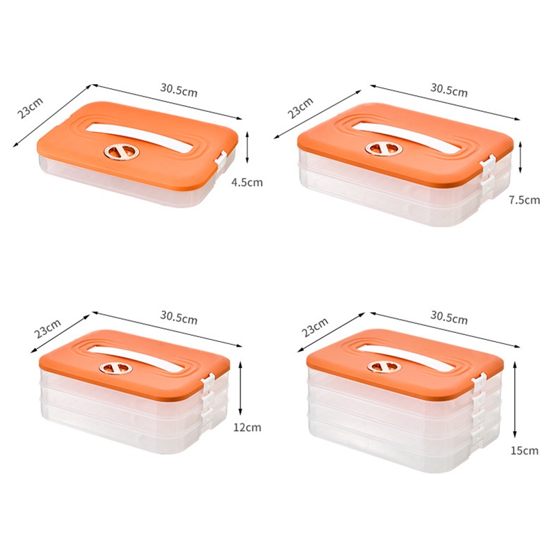 Hộp đựng thực phẩm OSSAYI có thể xếp chồng tiện lợi cho tủ lạnh