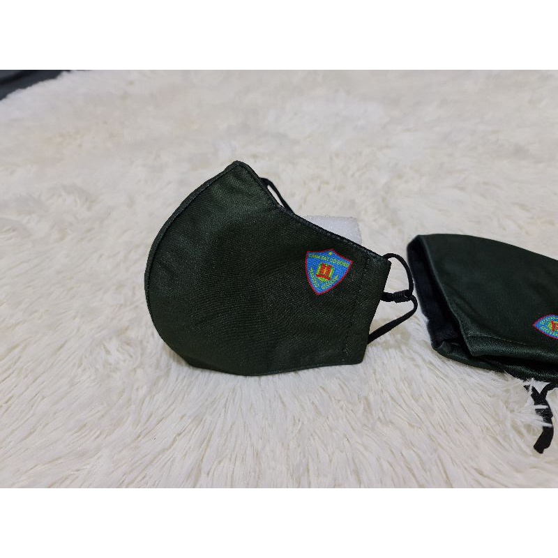 KHẨU TRANG VẢI KHÁNG KHUẨN 3 LỚP IN LOGO mã KTBH30 | BigBuy360 - bigbuy360.vn