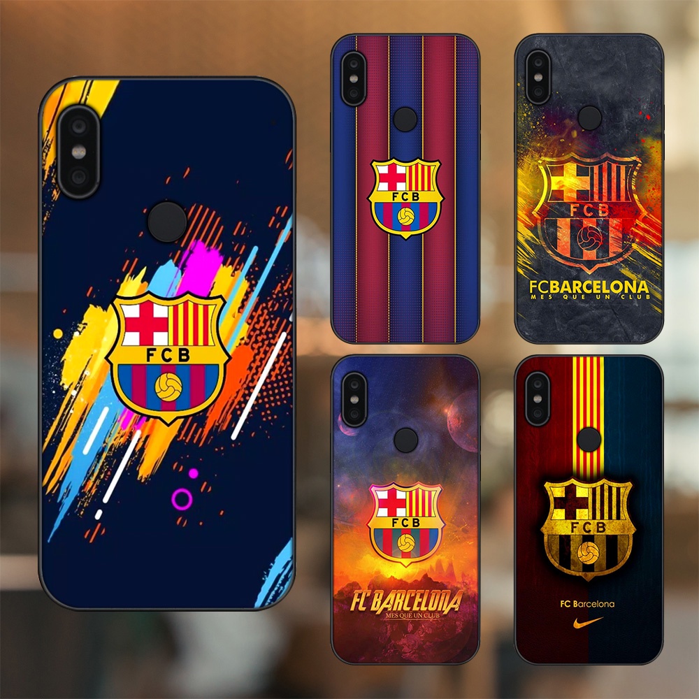 Ốp lưng Xiaomi Redmi Note 6 Pro viền đen in hình Barcelona Barca