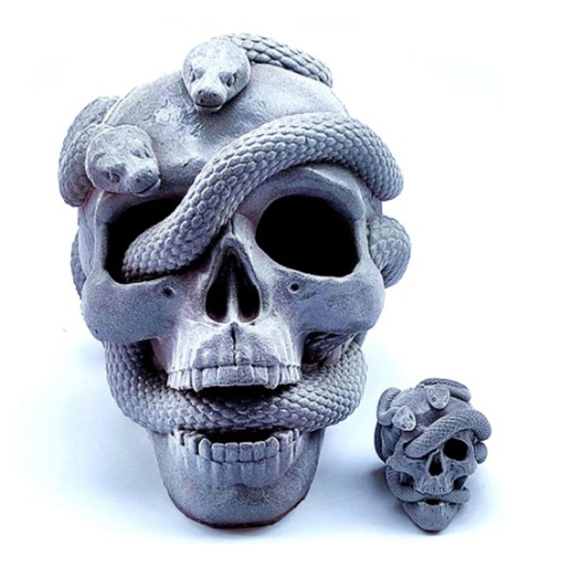 Khuôn Silicone Làm Bánh Hình Đầu Lâu 3D DIY