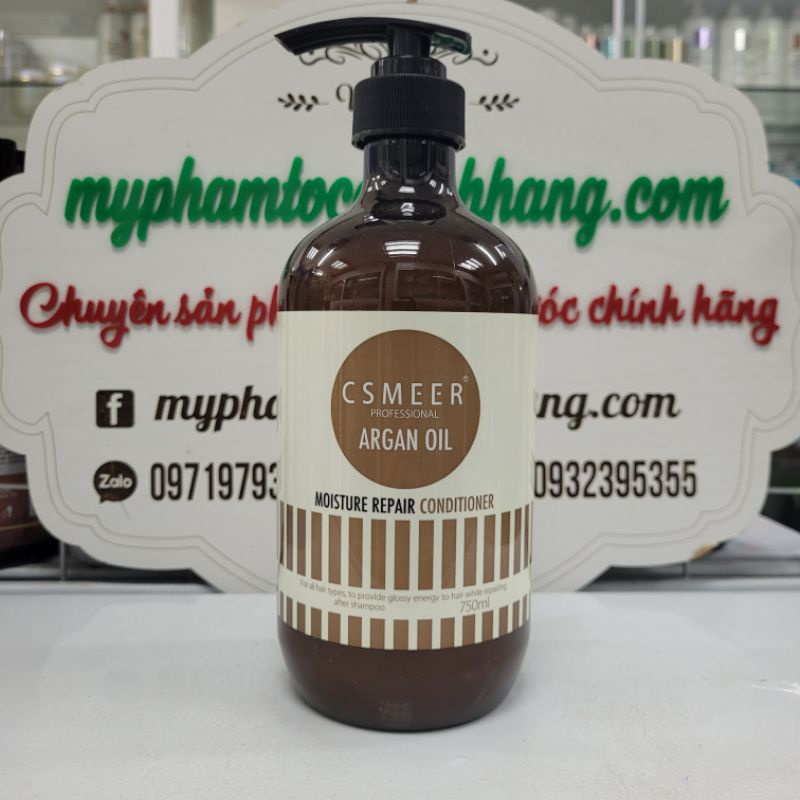 (CHÍNH HÃNG 100%) LẺ DẦU GỘI HOẶC DẦU XẢ CSMEER ARGAN OIL CHÍNH HÃNG CÔNG TY 500ml - 750ml