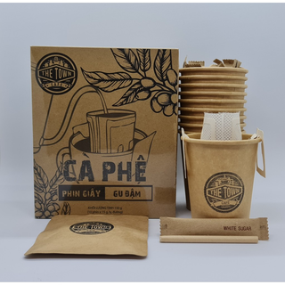 CÀ PHÊ PHIN GIẤY THE TOWN, LY, ĐƯỜNG