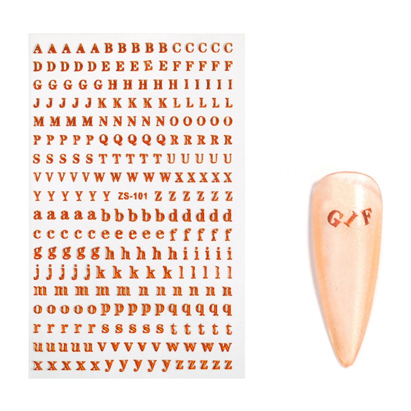 Bộ 5 Tấm Sticker Chữ PET Bằng Nhựa Dùng Làm Đồ Trang Trí DIY