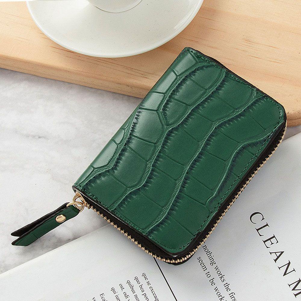 Ví Đựng Thẻ Đa Năng Phối Khóa Kéo Thời Trang Cho Nữ