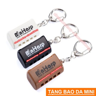 Kèn harmonica mini KongSheng 5 lỗ Nâu