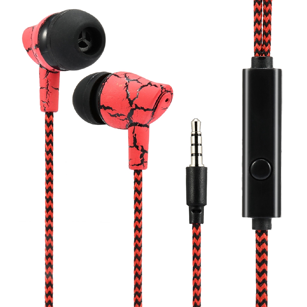 Tai nghe nhét tai có dây giắc cắm 3.5mm cho điện thoại