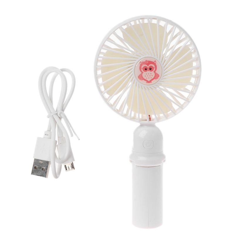 Quạt Mini Cầm Tay 3 Tốc Độ Sạc USB Có Thể Gập Lại Cho Nhà / Văn Phòng