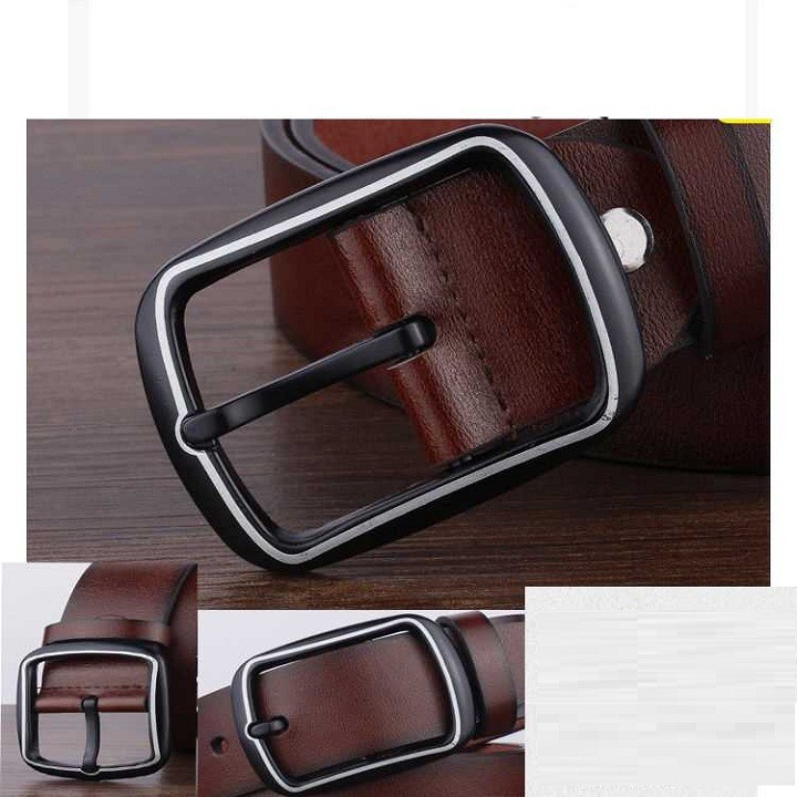 (QUÀ TẶNG MÓC KẸP)Thắt lưng nam chất da cao cấp siêu bền cá tính, dây nịt nam khóa đinh thời trang