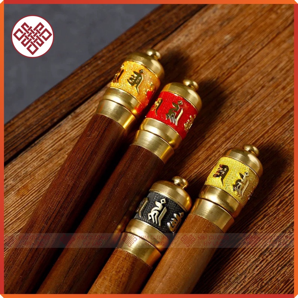 Bút Kinh Luân - Kinh Luân Cầm Tay  Tây Tạng Có Chứa Thần Chú Văn Thù Sư Lợi Bồ Tát