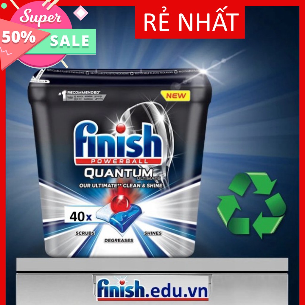 Viên rửa bát finish [bán lẻ 15 viên]