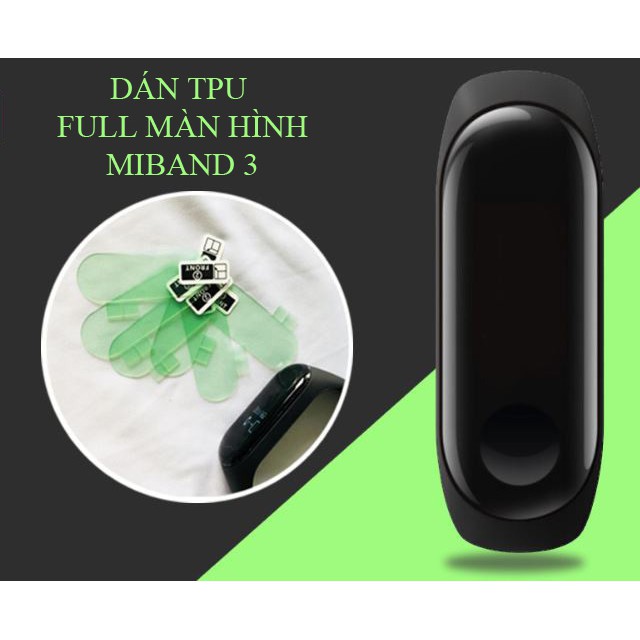 Dán PET full màn hình cho Miband 3 (có clip hướng dẫn)