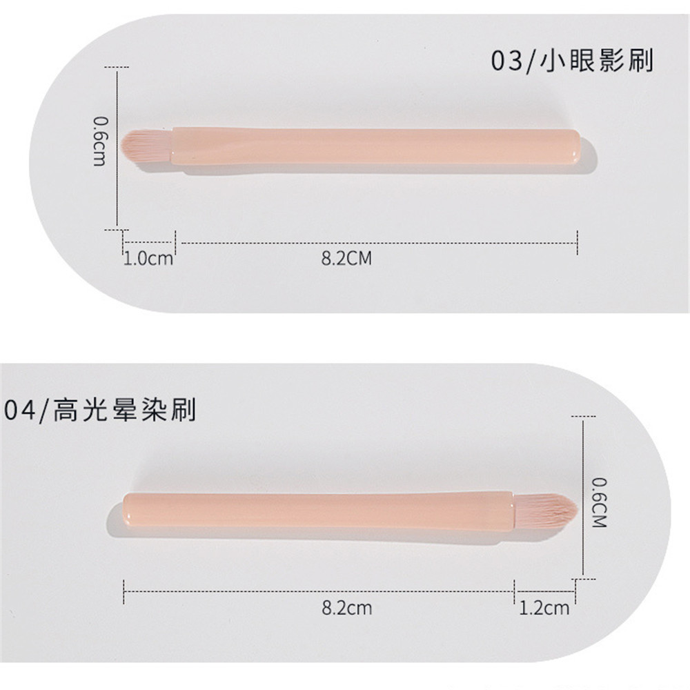 [Hàng mới về] Cọ trang điểm mắt mini thu gọn 4 trong 1 tiện lợi