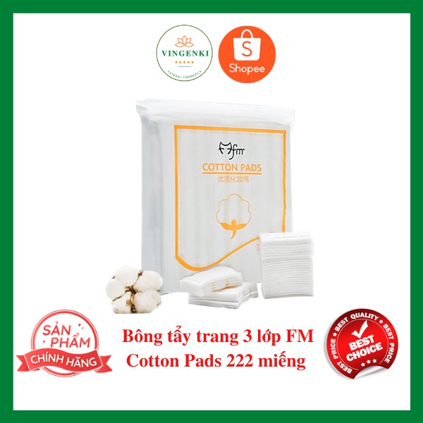 Bông tẩy trang FOCUS ME 222 miếng