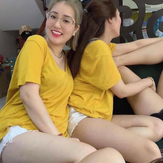 combo áo phông cổ tim