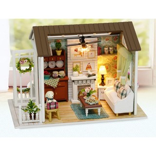 Z8_Happy Time_Nhà mô hình gỗ DIY