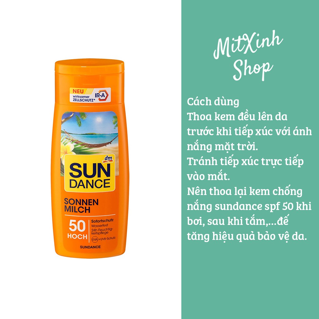 Kem Chống Nắng Sundance Matt Sonnenfluid 200ml - Cam kết hàng chính hãng