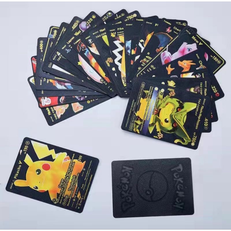 Bộ 54 thẻ bài Pokemon nhựa dẻo