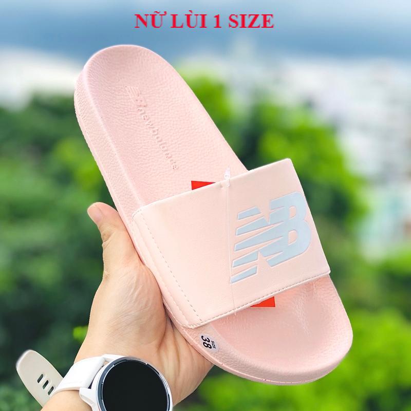 Dép newbalence 𝐍𝐄𝐖 𝐁𝐀𝐋𝐄𝐍𝐂𝐄 ❤️FREESHIP + Hộp❤️dép unisex NB new balence quai ngang thể thao nam nữ full hồng
