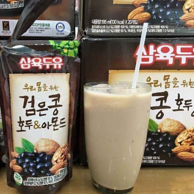 Sữa óc chó hạnh nhân