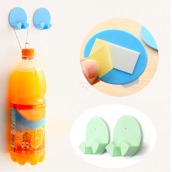 Set 2 Giá Đỡ Phích Cắm Dán Tường Tiện Dụng Cho Gia Đình / Khách Sạn