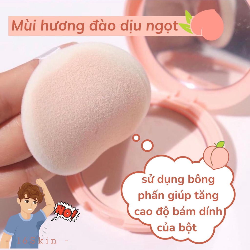 Phấn phủ nách hương đào So natual peach deo pact khử mùi body thấm hút mồ hôi 10g chính hãng Hàn Quốc
