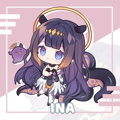 ( Mica trong acrylic ) Móc khóa IN HÌNH Hololive ver BABY xinh xắn anime chibi game xinh xắn quà tặng độc đáo
