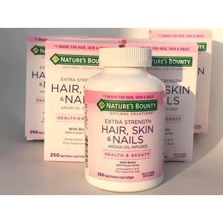 [150 viên] Viên Uống Làm Đẹp Da Móng Tóc Hair Skin & Nail Nature’s Bounty