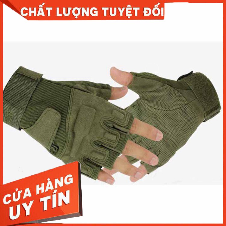 Găng Tay Ngón Cụt - Lái xe, tập gym, đi phượt - Hàng nhập khẩu