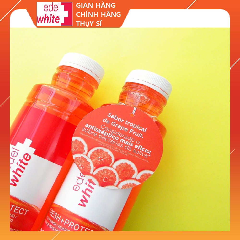 Nước súc miệng ngừa sâu răng, vệ sinh răng miệng, thơm miệng "Fresh + Protect" 400ml Thụy Sĩ